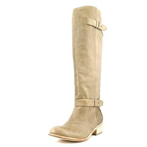 Dolce Vita 'Darice' Tan/Desert Leather Knee High Pull-On Boots Size 8